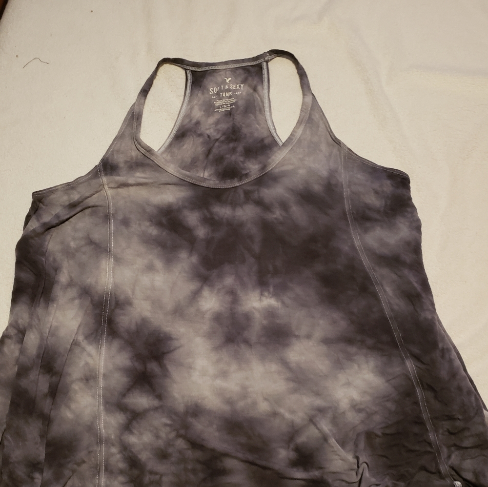 American Eagle tye dye tank